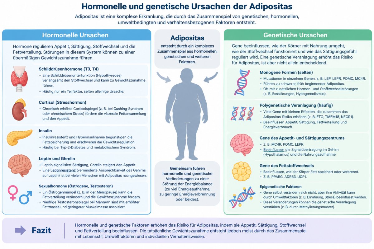 Hormonelle Ursachen von Adipositas: Ein Fachüberblick