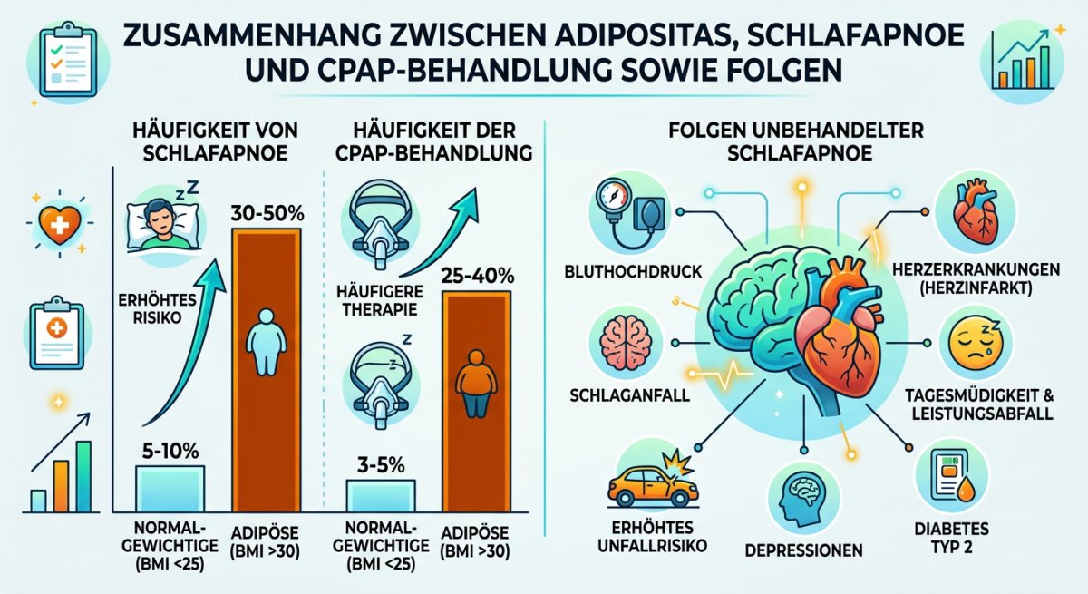 Adipositas und Schlafapnoe: 3 Wege zur Gewichtsreduktion
