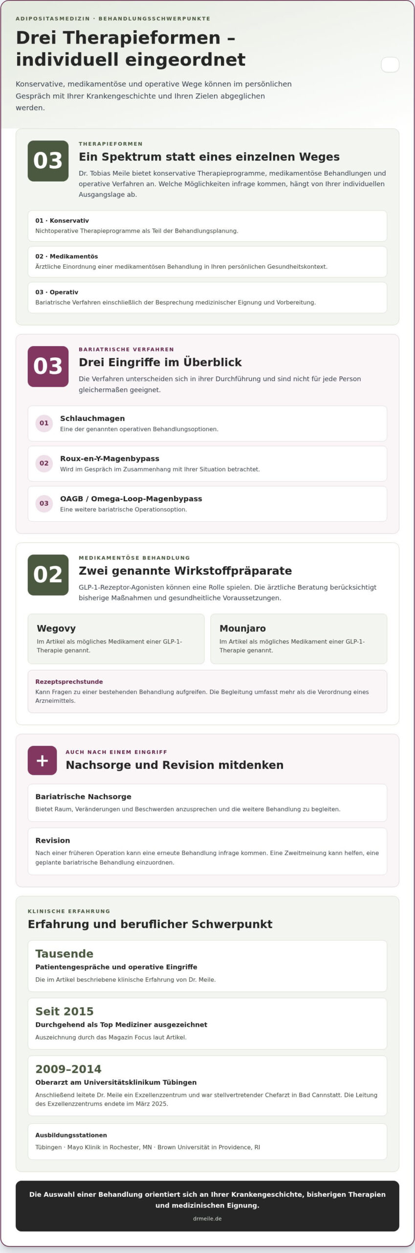 Dr. med. Tobias Meile: Ein Portrait