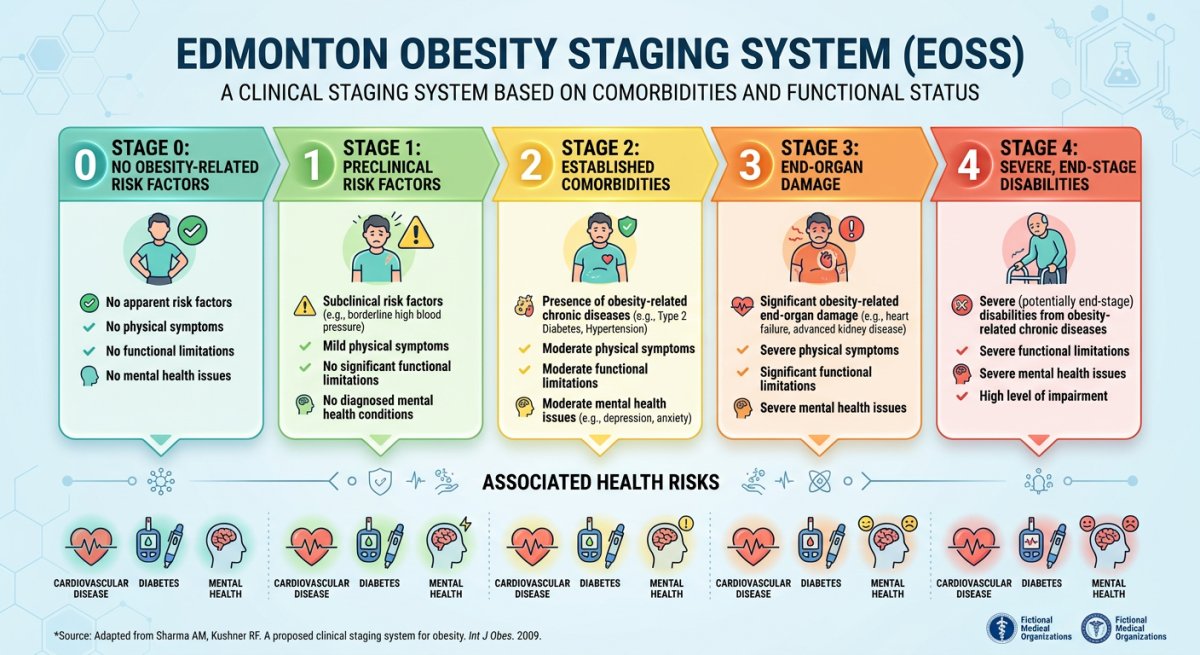 Edmonton Obesity Score: Risiken und Stadien erklärt