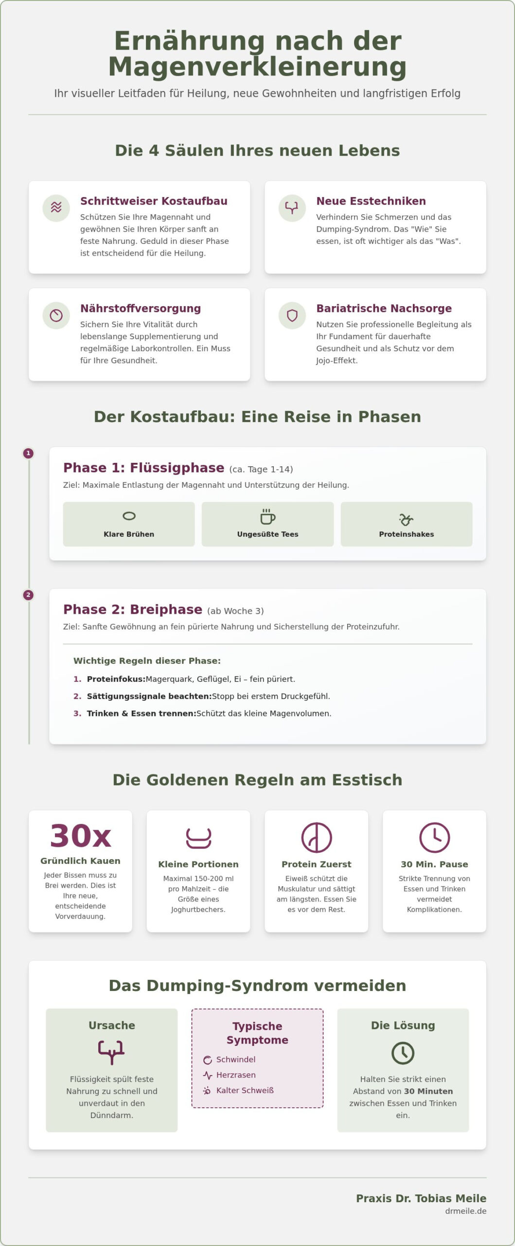 Ernährung nach Magenverkleinerung: Der Leitfaden für Ihren langfristigen Erfolg (2026)
