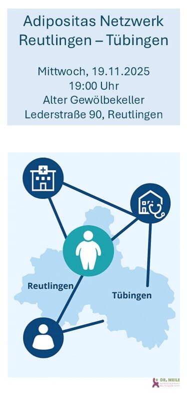 Einladung zum Adipositas Netzwerk Reutlingen – Tübingen