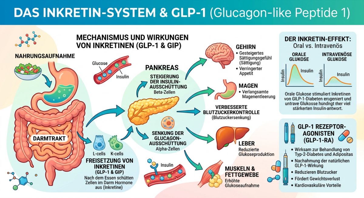 Wie GIP und GLP-1 wirken: Hormone gegen Übergewicht