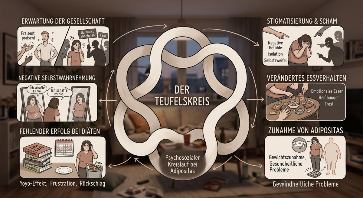 Adipositas und psychische Gesundheit: Den Teufelskreis medizinisch durchbrechen