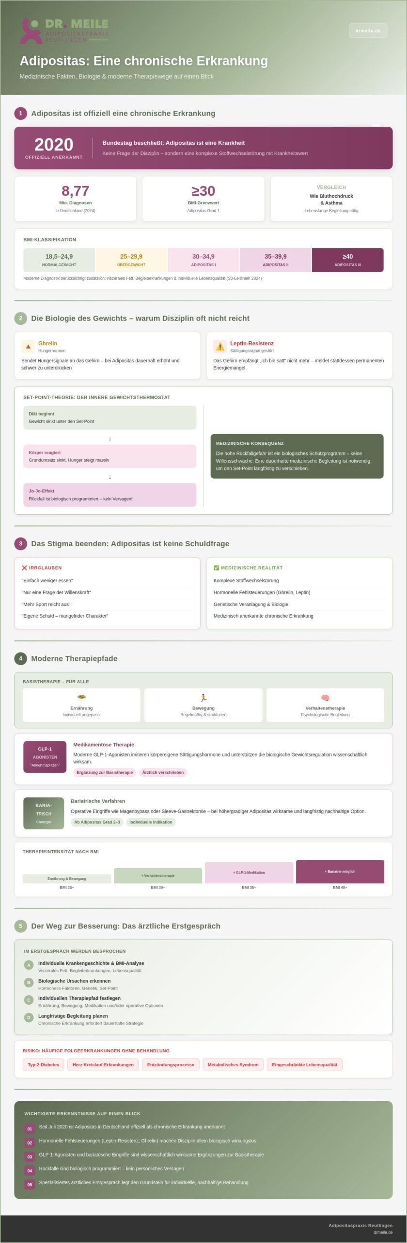 Adipositas als chronische Erkrankung verstehen & behandeln